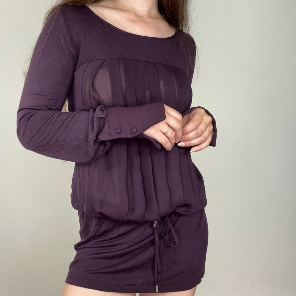 *Stile Benetton Purple Long Sleeve Tunic